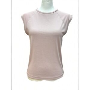 OGL Move Women L Mauve Pink Lenzing Modal‎ Built-In Bra Cap Sleeve Top NWT